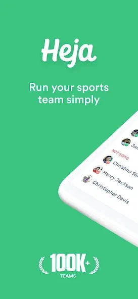 Heja Sports Team Communication screenshot 1