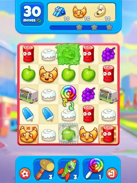 Sugar Heroes - match 3 game screenshot 10