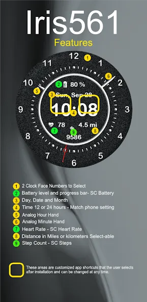 Iris561 Hybrid Watch Face screenshot 6
