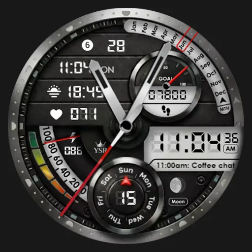 YSR003 Hybrid Watch Face screenshot 9