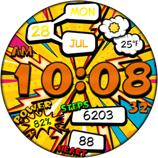 DIGI COMICON CTS43 Watch face screenshot 20