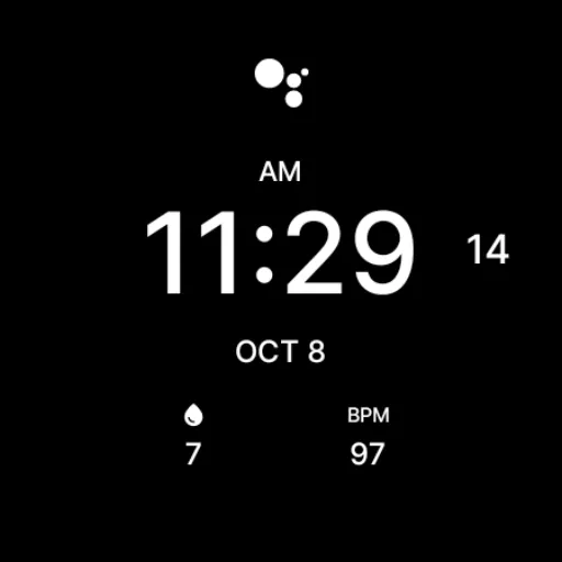 Pure Black Watch Face screenshot 5