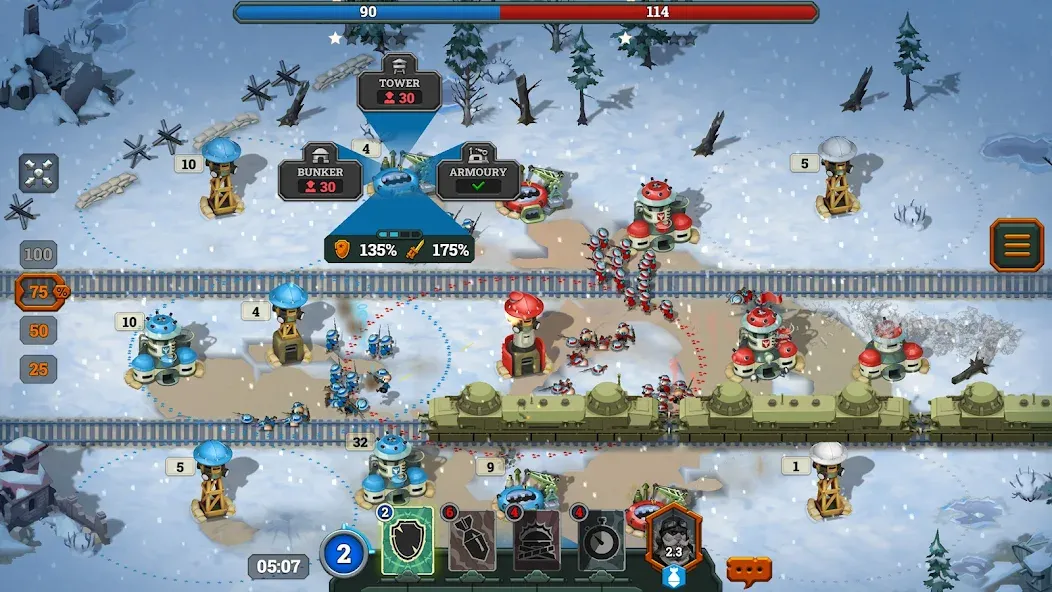 Bunker Wars: Jogo RTS screenshot 3
