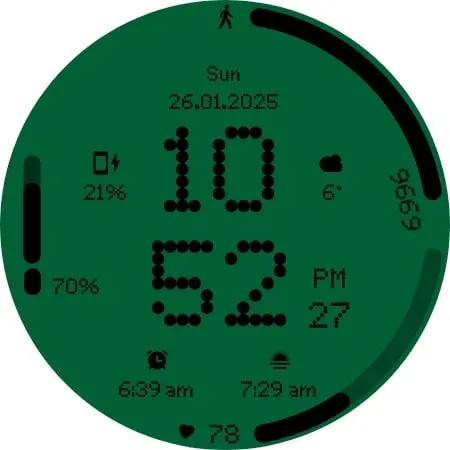 GRBL Nothing Bars V Watchface screenshot 21
