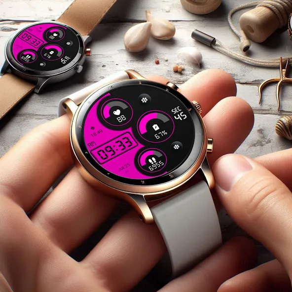 Key WF89 Digital Watch Face screenshot 6