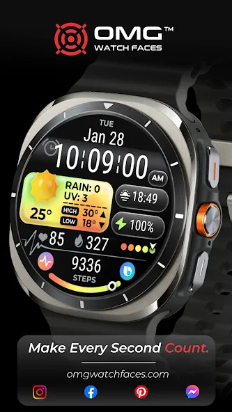 Weather Watch Face - OMG 101 screenshot 20