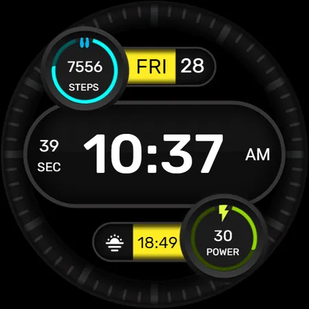 IA130 Simple Digital Watchface screenshot 11