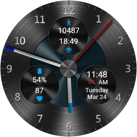 Black Metal Watch Face 2026 screenshot 7