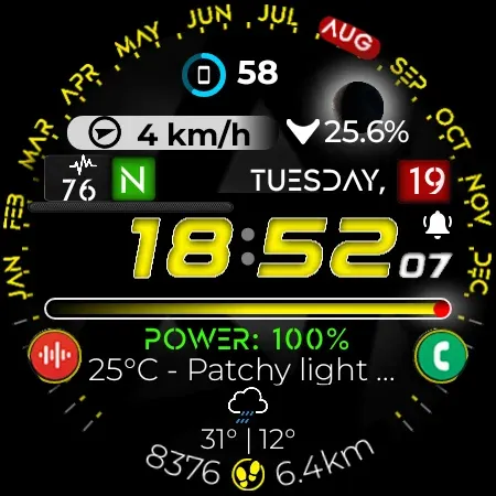 Watch Face CUE161 screenshot 12