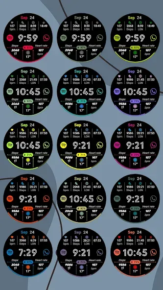 Digital Watchface D17 screenshot 4