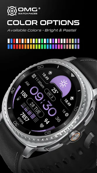 OMG 448 Weather Fitness Watch screenshot 7