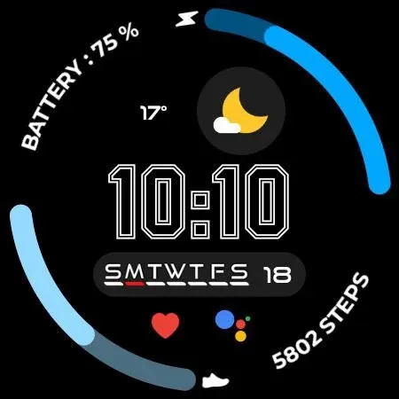Night 55 - watch face screenshot 24