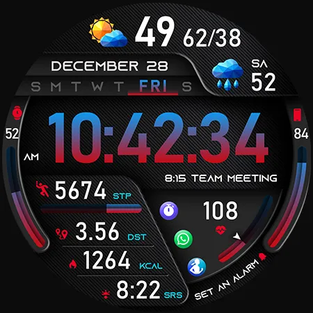 PER49 Digital Watch Face screenshot 41