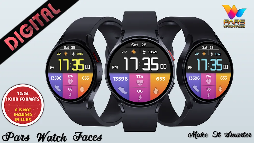 Vera Digital Watch Face screenshot 2
