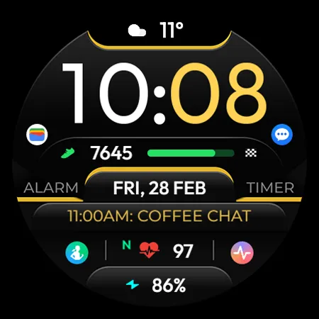 TVV Sport 6 Digital Watch Face screenshot 8