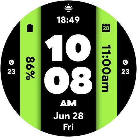 Colors Fall 4 - Watch face screenshot 9
