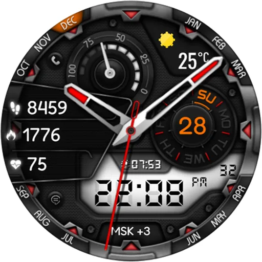 Finter Hybrid Watch Face screenshot 17