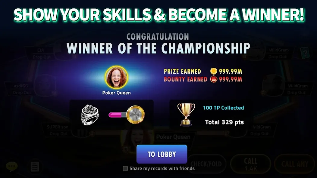 House of Poker - Texas Holdem screenshot 3
