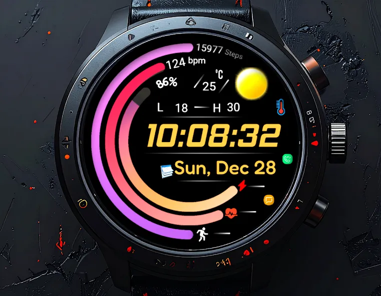 Digital FSW300 Watchface screenshot 1