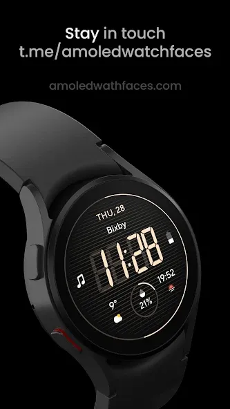 Lean Digital Watch Face screenshot 5