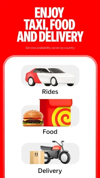 Yango: taxi, food, delivery screenshot 2