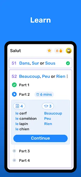 Wlingua - Learn French screenshot 2