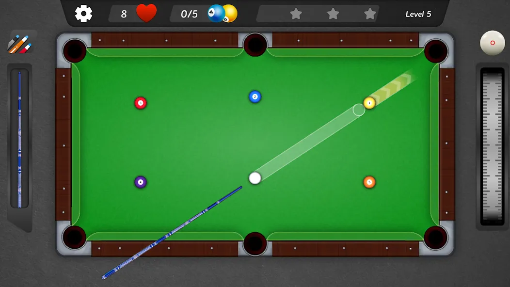 Pool Pocket - Billiard Puzzle screenshot 1