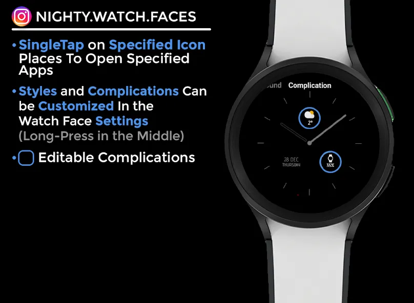 Betanight - watch face screenshot 6