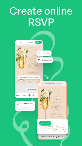Invitation Maker: Cards & RSVP screenshot 5