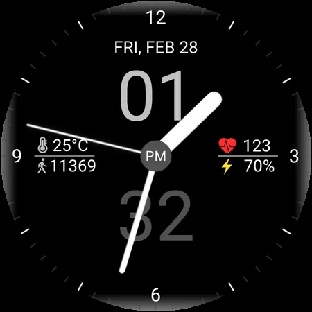 Hybrid Vision Watch Face screenshot 12