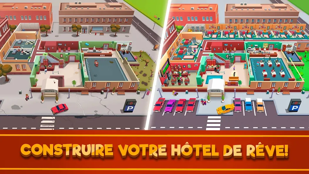 Idle Hotel Empire Tycoon-Jeu screenshot 2