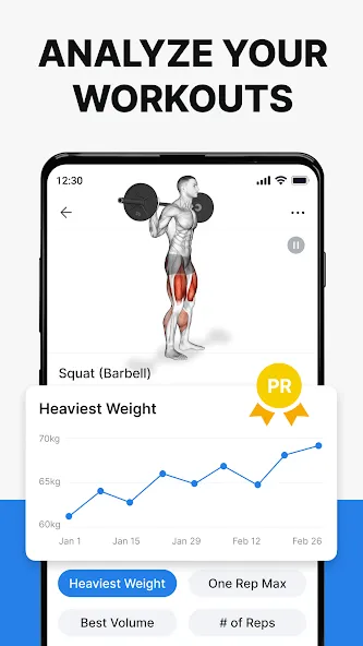 Hevy - Gym Log Workout Tracker screenshot 3