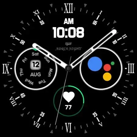 Adria Night - watch face screenshot 23
