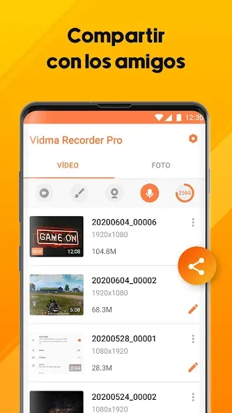 Grabar Pantalla -VidmaRecorder screenshot 5