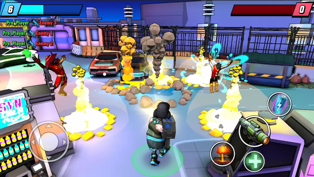 Gridpunk Battle Royale 3v3 PvP screenshot 7