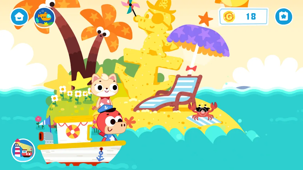 Baby Boat Fishing Games for 2+ screenshot 3