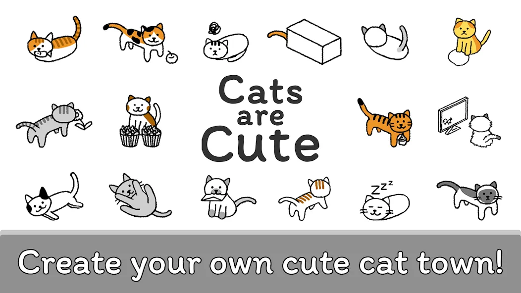 Cats are Cute: Cat Town Idle screenshot 1
