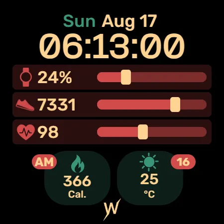 Data Stream Watch Face screenshot 6