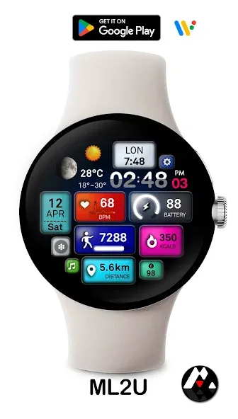 ML2U 232 Watch Face screenshot 5