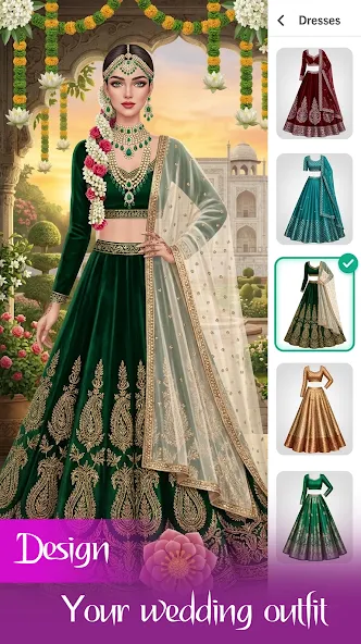 Indian Bridal Wedding Dress up screenshot 3