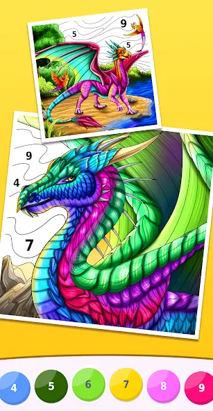 Relax: colorear por número screenshot 7
