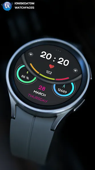 IA106 Digital Sport Watchface screenshot 1