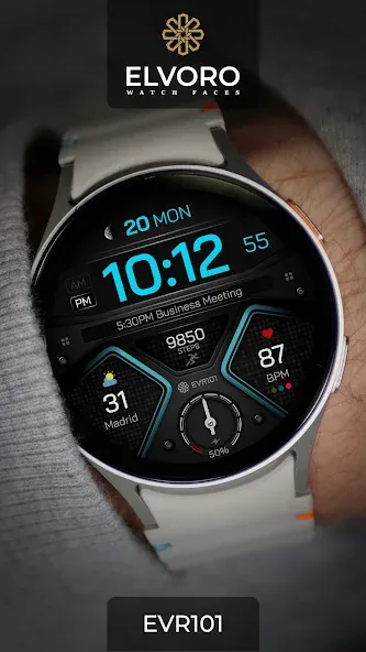 EVR101 Digital Watch Face screenshot 2