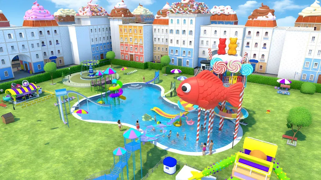 Waterpark Fun Manager Game 3D screenshot 7