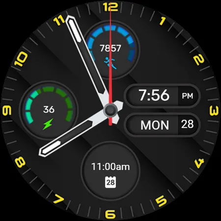 IA124 Classic Hybrid Watchface screenshot 12