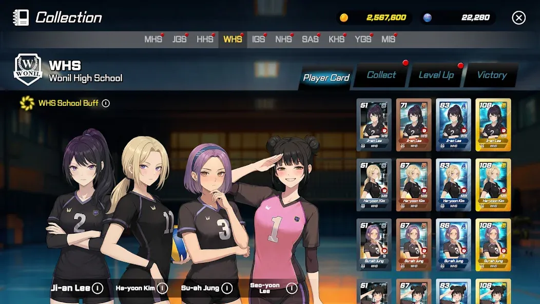 Volley Girls:High School Story screenshot 8