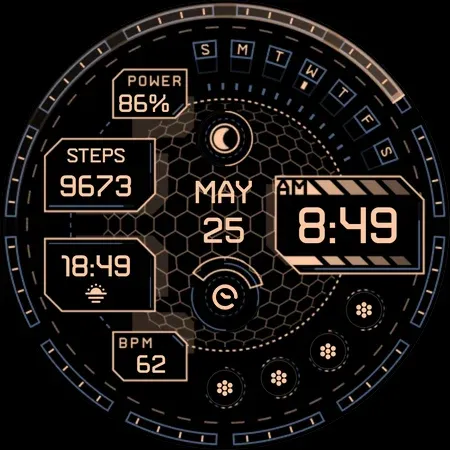 Cyberoid Ultra - watch face screenshot 16