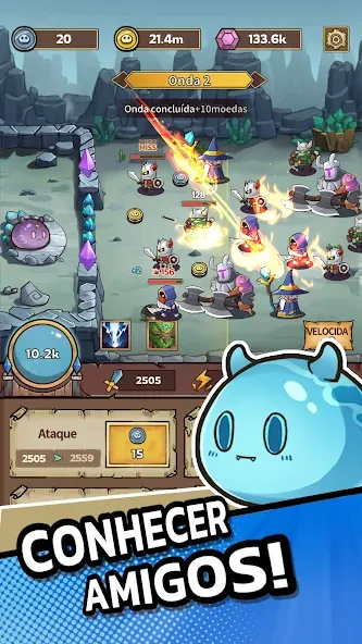Slime Castle — Defesa de torre screenshot 1