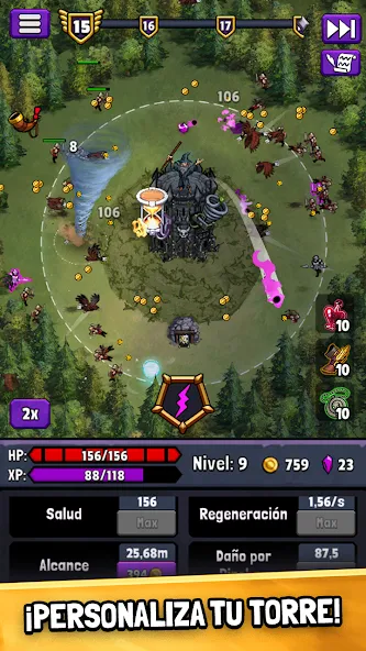 Evil Tower: defensa de torre screenshot 2