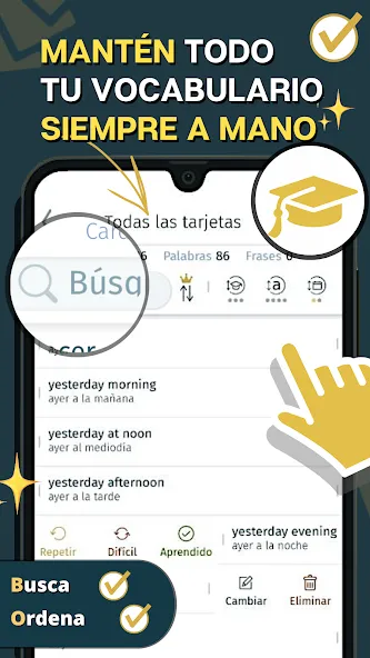 Tus fichas para tu vocabulario screenshot 2